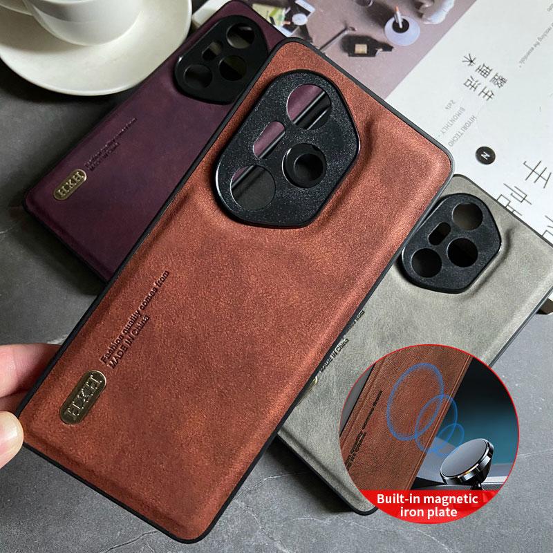 Magnetic Case for Honor 400 Pro 400 Lite Gobal Version Cover  Leather Matte Soft Full Protect Camera Cover Shell Phone Fundas