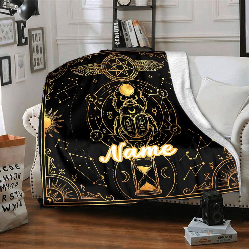 Football Player Home Customize Your Name Blankets Comfortable Soft Lightweight Allseason Multipurpose Blanket For Picnics Sofas Offices Beds Living