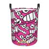 Custom Crayons Shins Chans Laundry Basket Collapsible Anime Cartoon Clothing Hamper Toys Organizer Storage Bins