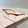 Oversized Cat Eye Glasses Women Fashion Blue Light Blocking Optical Frames  New Ins Trendy Brand Design Eyeglasses