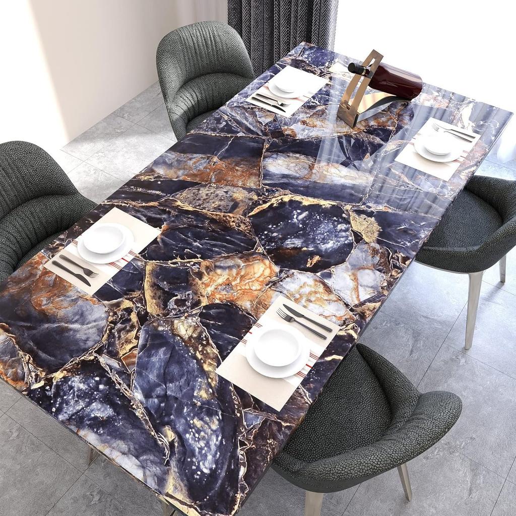 40cm Width Marble Self Adhesive Wallpaper Vinyl Wall Stickers Waterproof Contact Paper For Kitchen Decorative Film Home Decor