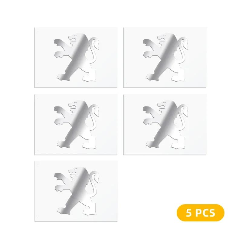 Autoaufkleber Auto Metall Emblem Auto Innenraum Dekoration Aufkleber Abzeichen Auto Styling Für Peugeot 206 307 308 3008 207 208 407 508 2