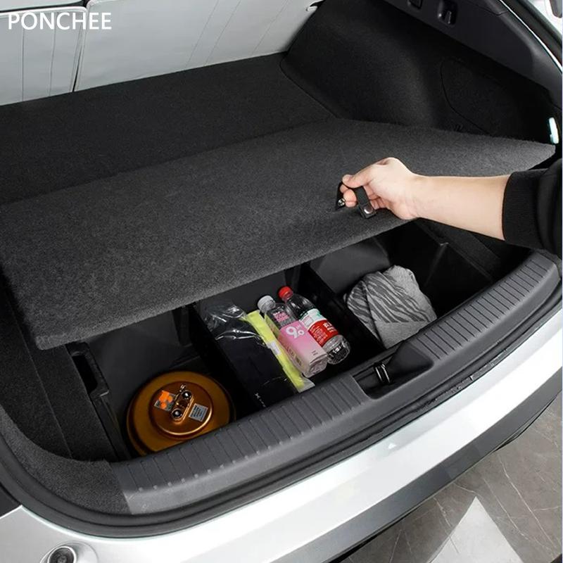 For XPENG P7+ 2026-2027 Lower Storage Box In The Trunk Trunk Storage Box Dirt-resistant Automobile Modification Supplies
