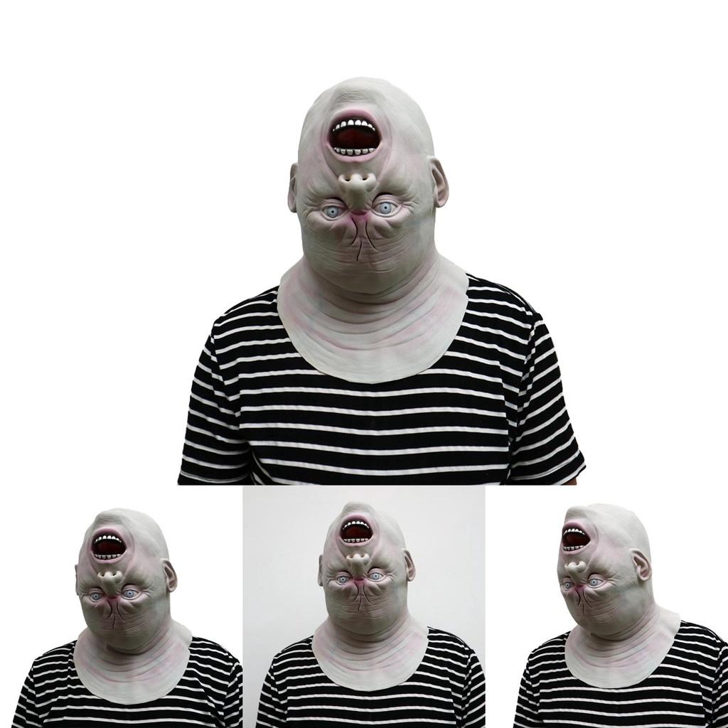 Terrifying Upside Down Full Head Mask For Halloween Parties And Cosplay Events