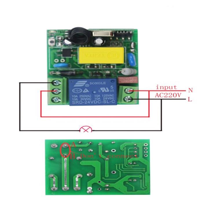 AC220V Long-Range Remote Control for Household Lamps & Appliances