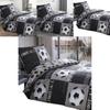 Football Printed Bedding Set With Polyester Cotton Material For Teen Sleepers