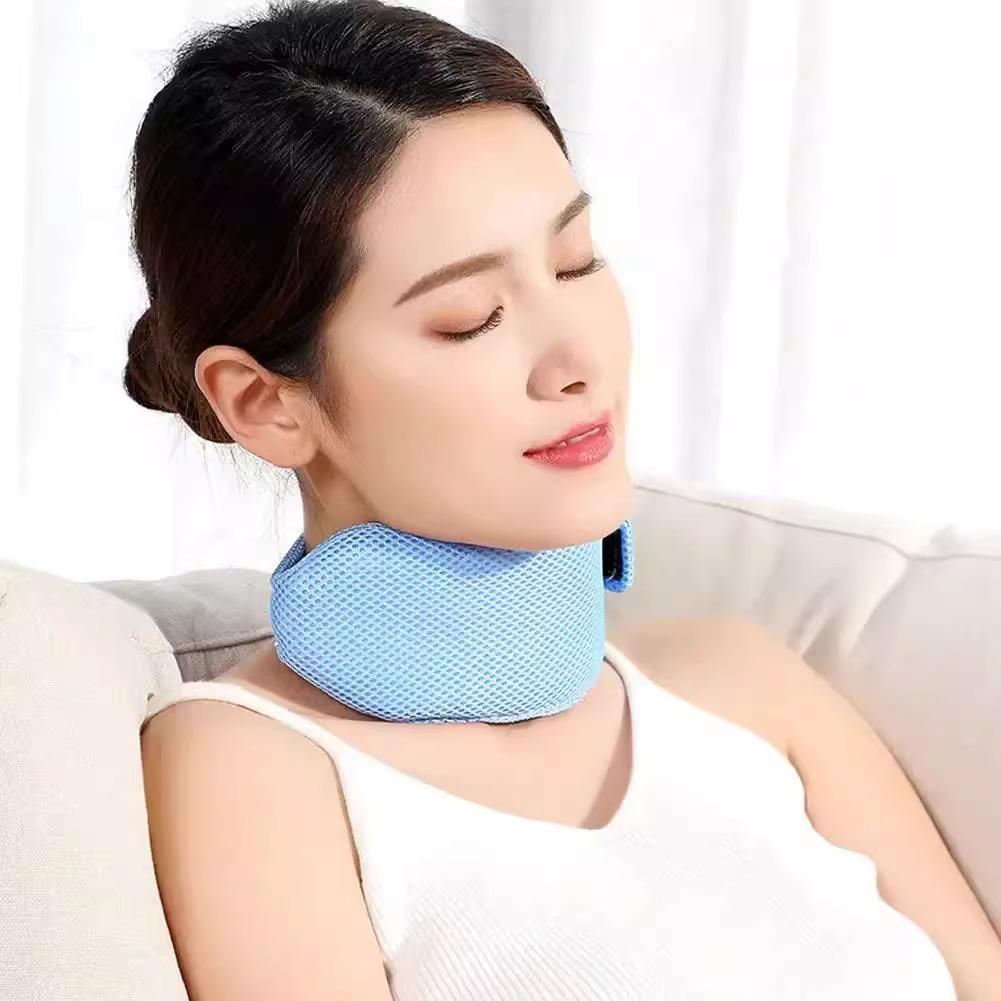 Suport Gât Anti-Fosnit Pentru Prevenirea Fosnitului, Respirației pe Gură, Vorbitului în Somn și Pentru Fixarea Mandibulei Inferioare în Timpul Somnului