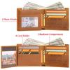 Humerpaul Men Leather Wallet Engraved with Blessings Gift Wallet for Grandson and Son