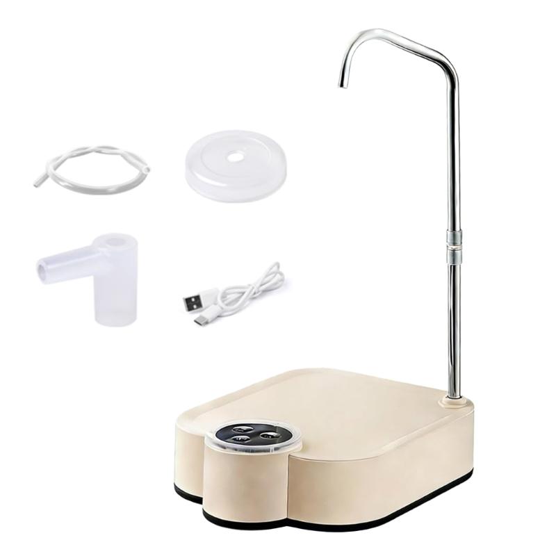 Desktop Drinking Water Dispenser Pump Rechargeable Electric Desktop Water Pump for Home, Office, Outdoor Easy To Use