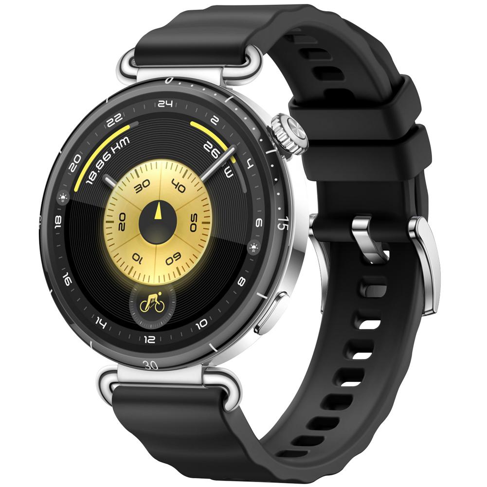 

18mm Strap For Huawei Watch GT 6 GT 5 GT4 41mm Bracelet Wristband Smartwatch Silicone Watchband For Huawei Watch GT6 GT5 Band 18mm&Huawei GT6 41mm чёрный