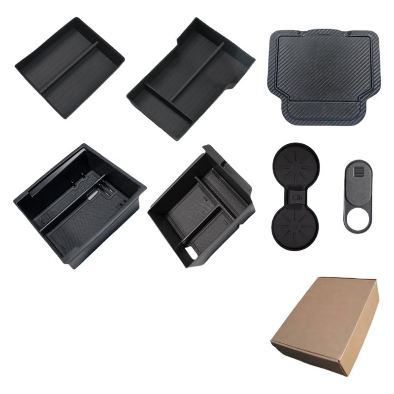 Armrest Storage Tray Anti Slip Storage Box for 3 Y Juniper Easy Installation Center Console Organizer Tray