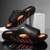 Fashion Men's Slippers Summer Outdoor Fashion Anti-slip Beach Sandals Platform Trend Couples Home Bathroom Slippers Thick Soled Sandals