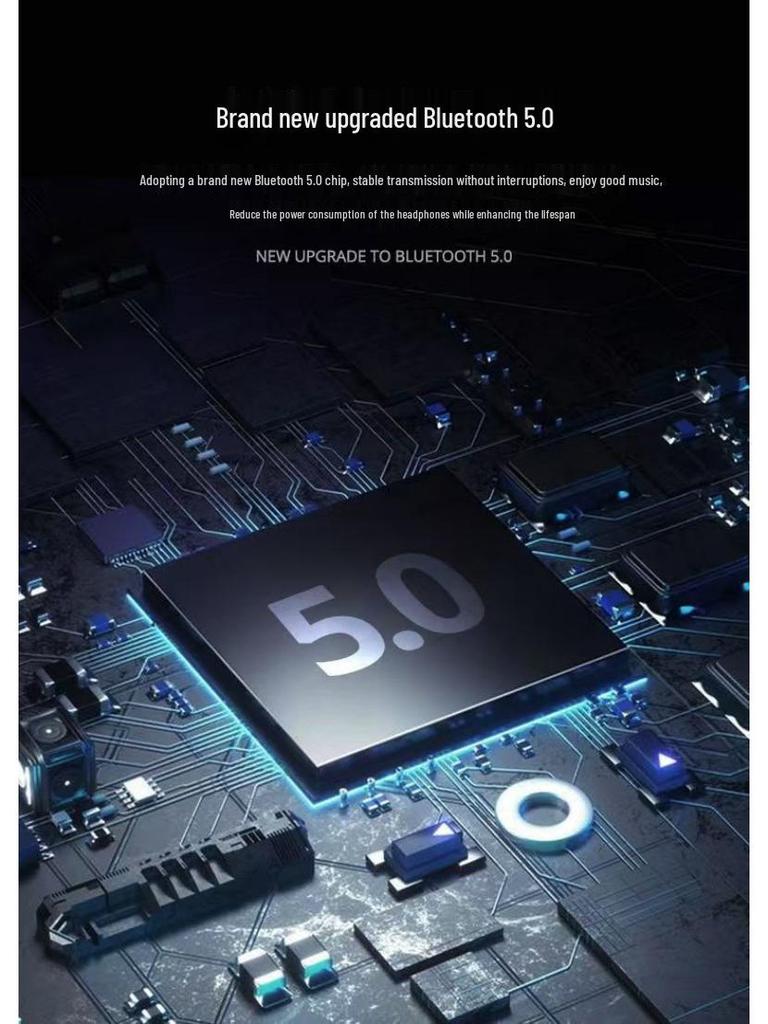 S6 Sports Wireless Bluetooth Earbuds with Heavy Bass for Apple & Android