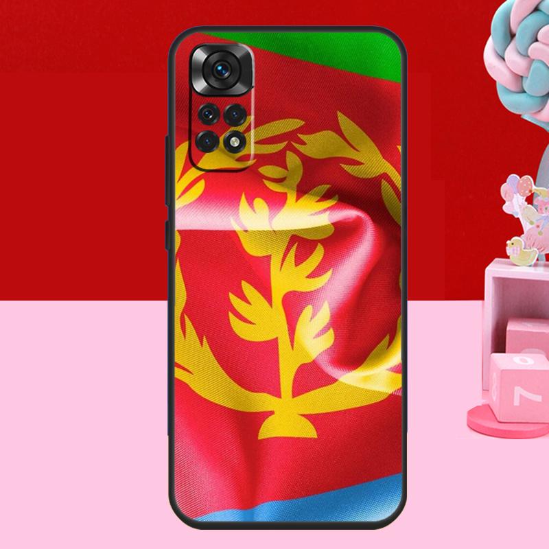Eritrea Flag Case For Xiaomi Redmi Note 13 12 11 10 14 15 Pro Plus Redmi 15 C 14C 10C 12C 13C Soft Cover