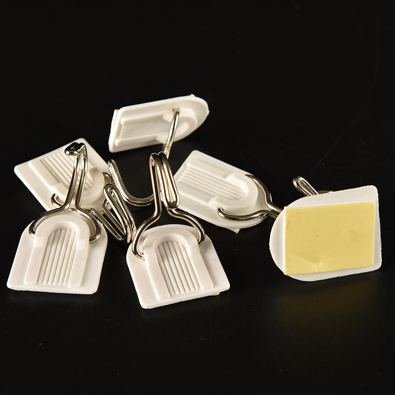 

6X Strong Adhesive Hook Wall Door Sticky Hanger Kitchen Bathroom 6pcs