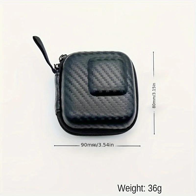 Black Carrying Case for GoPro Hero 12 11 10 9 8 7 6 5, Hard Shell Travel Storage Bag for DJI Osmo Action AKASO