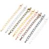 10pcs 50 70mm Gold Silver Plated Extended Extension Tail Chain Lobster Clasps Connector For DIY Necklace Jewelry Making Findings