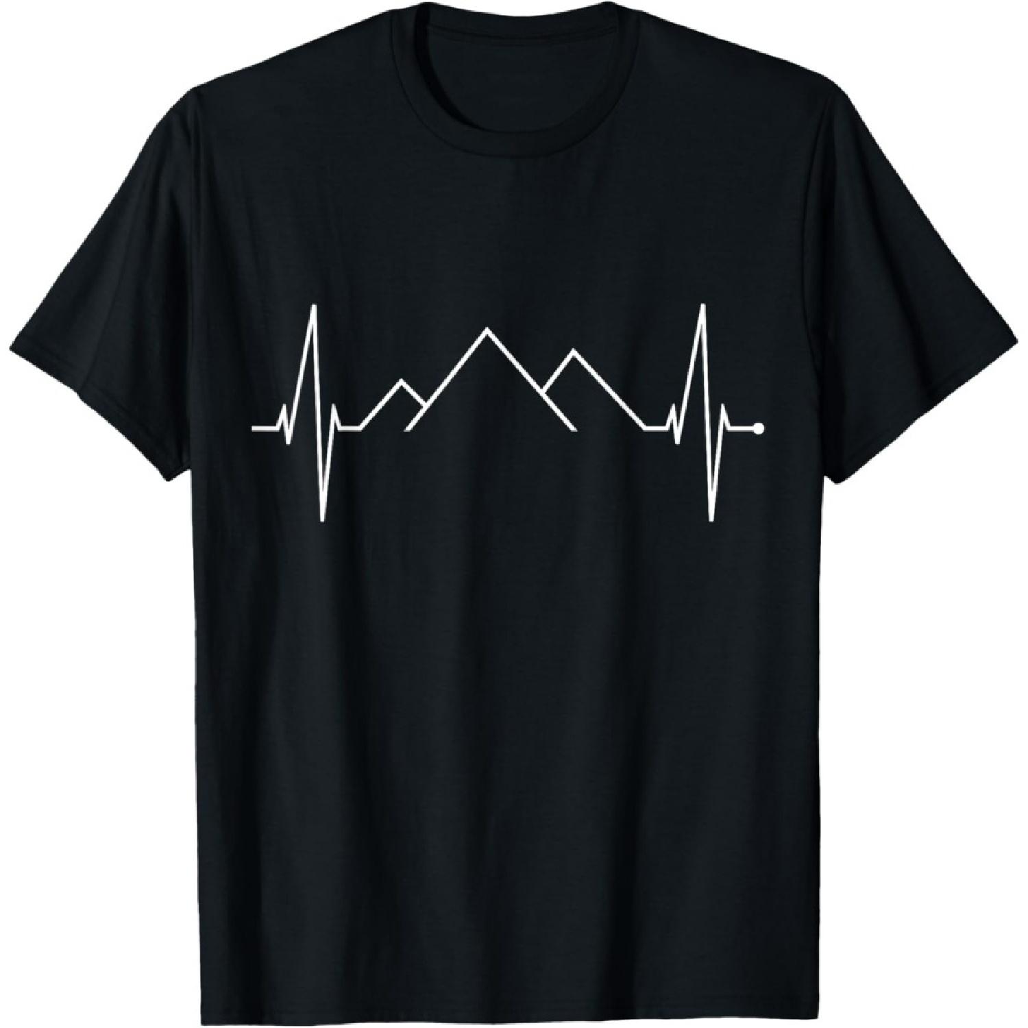Pyramid Skyline Heartbeat Egypt Love Cairo Giza Pyramids T-Shirt S чёрный
