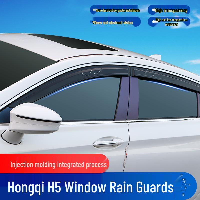 Hongqi H5 Rain Guards: Injection Molded Window Visors and Deflectors