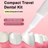 12Pcs Disposable Toothbrush with Toothpaste Floss Pick Tongue Scraper Portable Travel Adults Mini Pre-Pasted Toothbrush Dental Flosser Oral