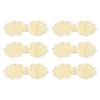 6/10pcs Chinese Knots Frog Buttons Closure Sewing Buttons Fasteners with Beads for DIY Sewing Coats Cloak Bridal Costume Outfit