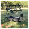 Lightweight Folding Camping Cookware Hanging Rack Shelf Portable Aluminum Alloy Outdoor BBQ Tool