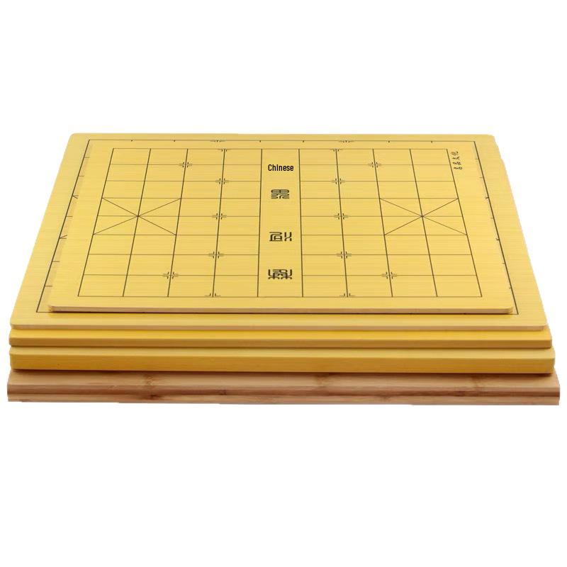 8mm Dual-Sided Wooden Folding Go and Gomoku Board Game for Adults - Large Traditional Chess Board