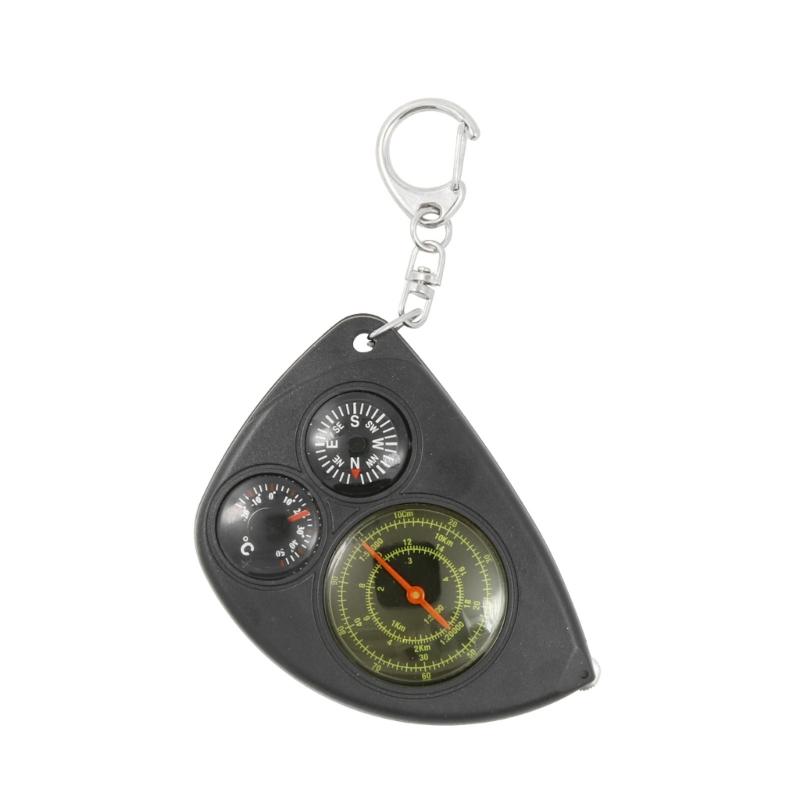 

Portable Light weight Keychain Compasses Compact Camping Navigation Tool Accurate Distance Measurement Tool Enduring 1