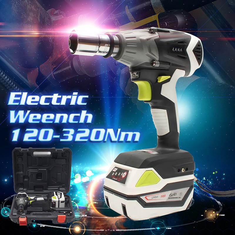 

Brushless High Torque Impact Wrench Kit 320Nm,260Nm,120Nm Torque To Choose 42V