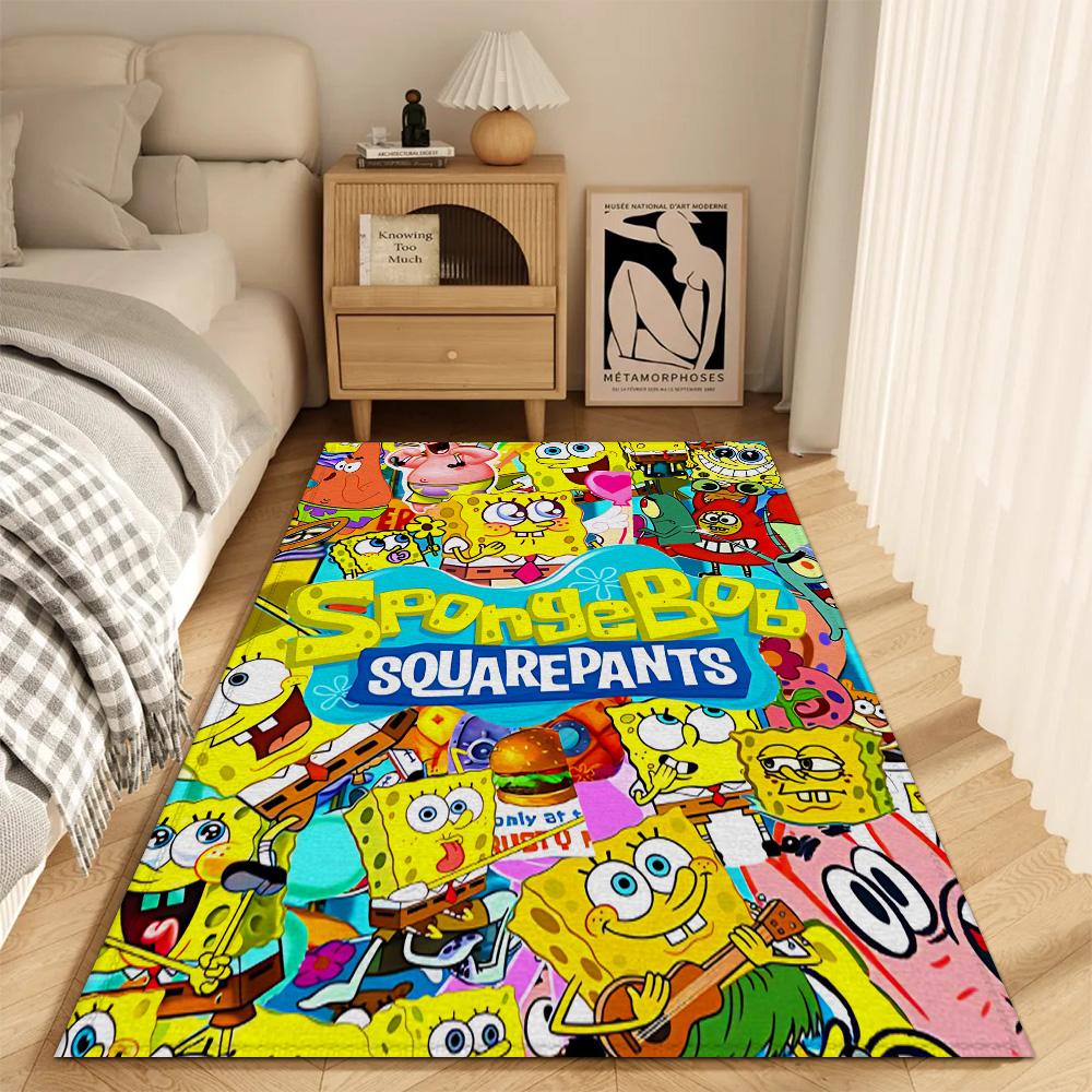 Fashion Entrance Mat Living Room Rugs Decoration S-spongebob Bedrooom Carpet for Kitchen Floor Mats Doormat Front Door Balcony