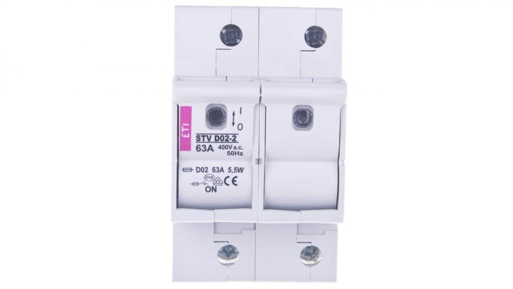 Fuse switch 2P 63A STV D02 002271003