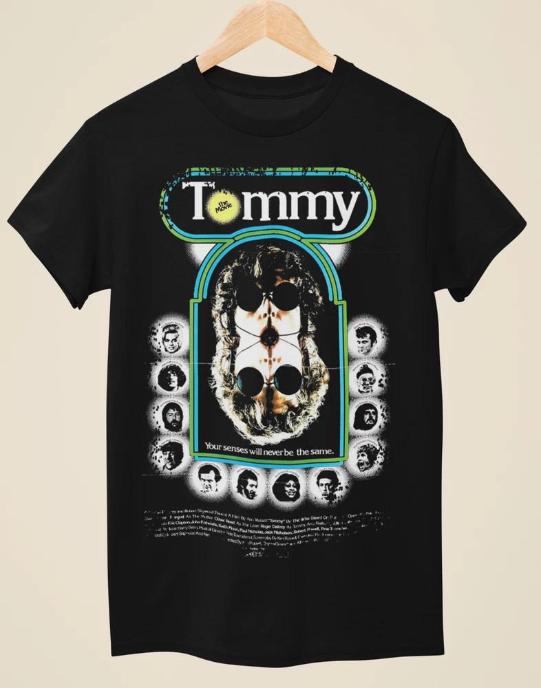 Tommy The Movie Movie Poster Inspired Unisex Black TShirt S