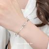 S925 Sterling Silver Korean Style Bow Bracelet - Elegant Hand Jewelry Gift for Women