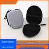 Gray Semi-Circular EVA Headset & Electronics Storage Bag - Portable, Drop-Proof