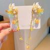 Cute Forehead Chain Traditional Tassel Hairpins Fairy Headpiece Bunny Hair Clips  Festival