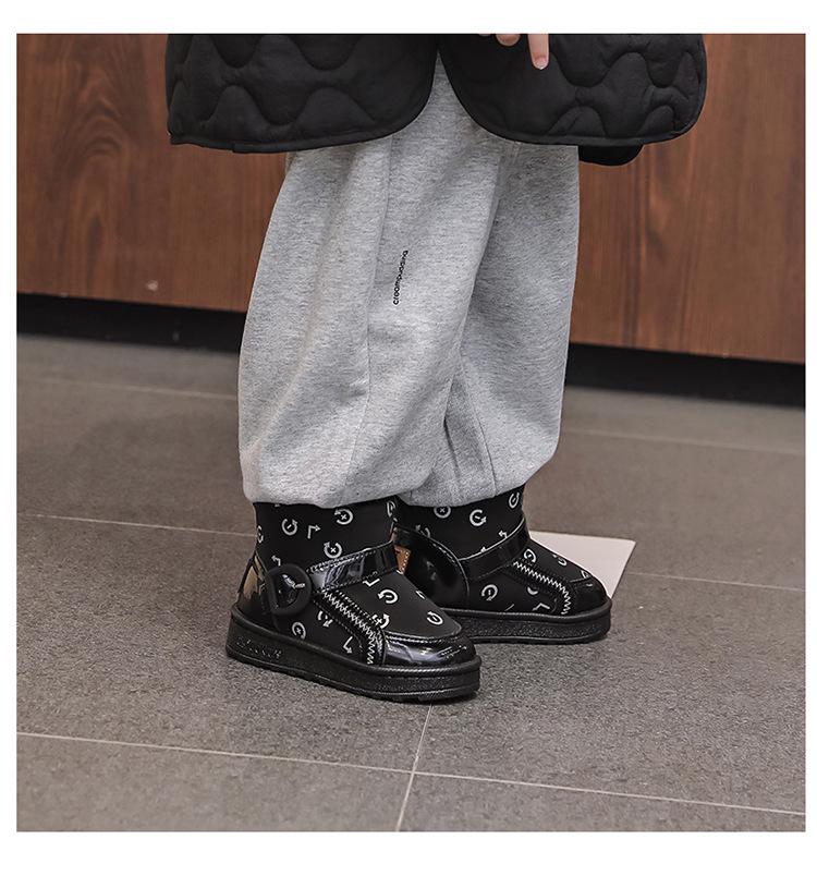 Winterstiefel für Kinder: Abriebfeste, Dicke, Warme, Rutschfeste Modestiefel mit Zusätzlichem Fleece für Jungen und Mädchen