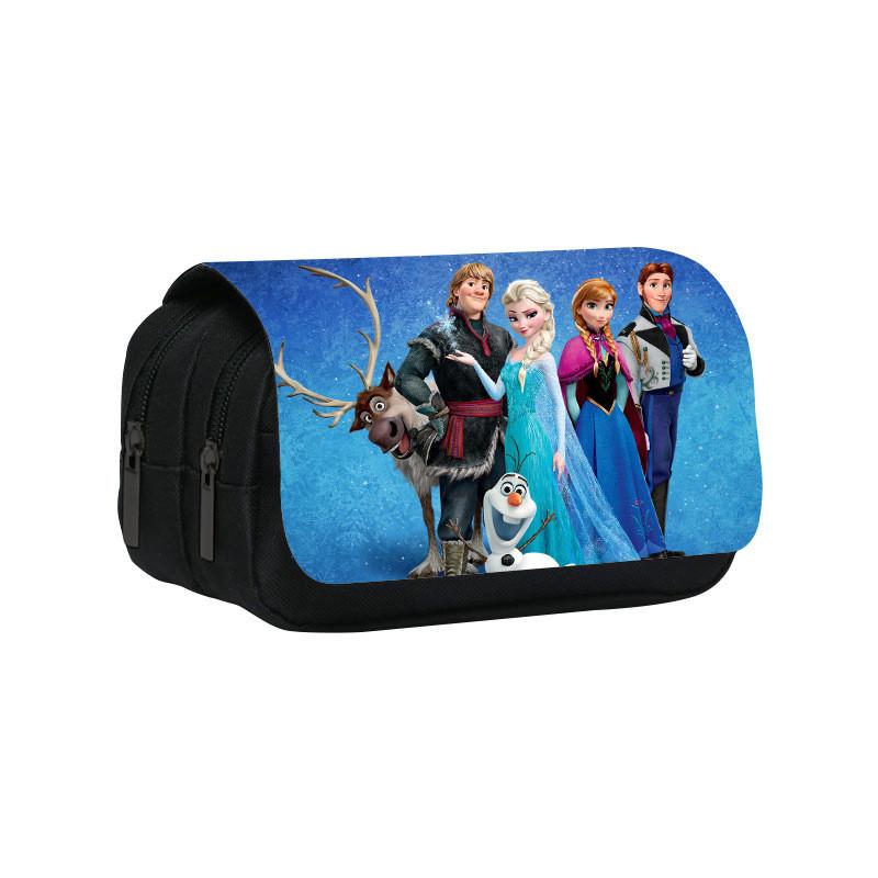 Frozen Ice Snow Queen Pencil Case With Large Capacity For School And Office Use