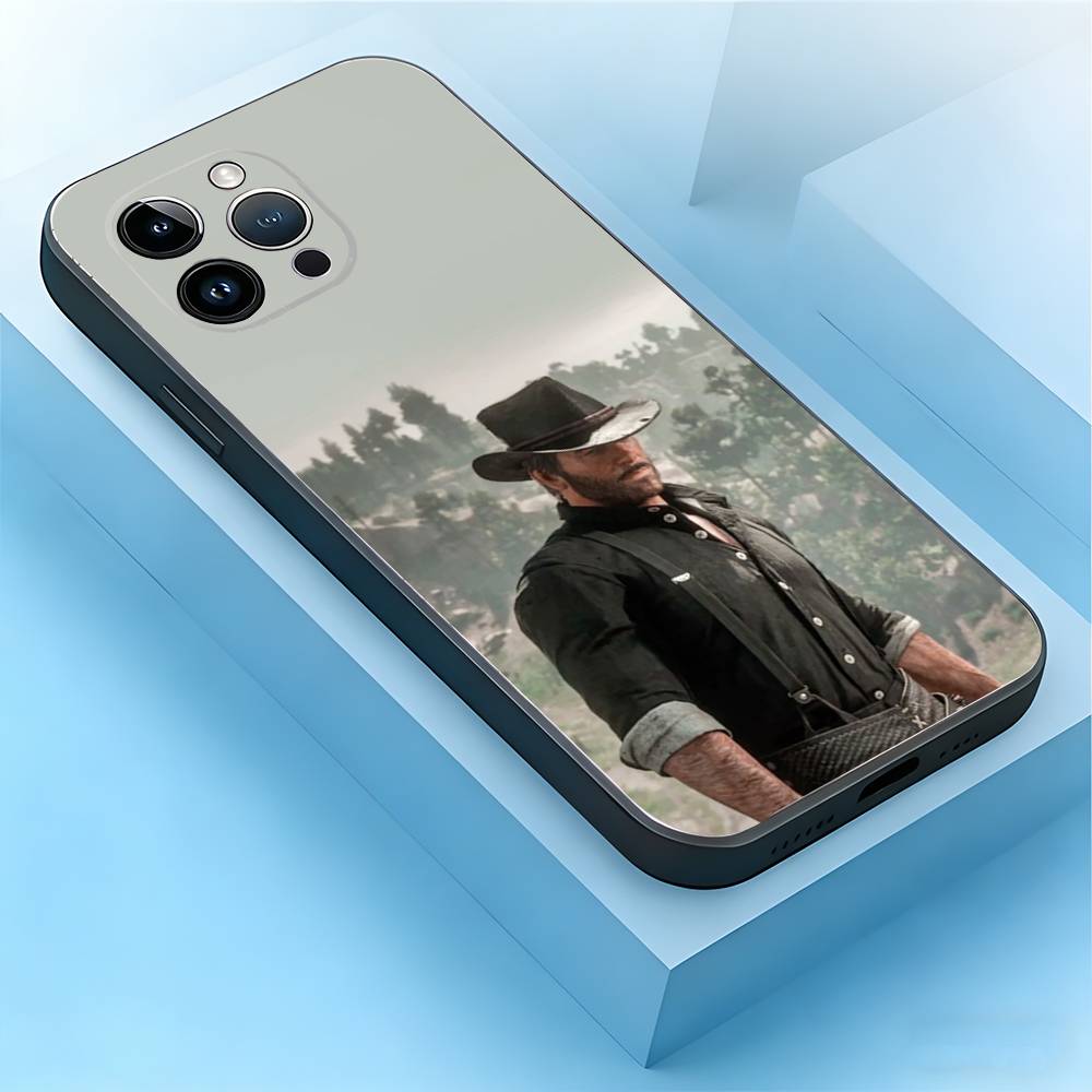 

Red Dead R-Redemption Morgan Phone Case For iPhone 17,16,15,14,13,12,11,Plus,Pro Max,Air,SE,Mini,Soft Silicone Black Cover iPhone17