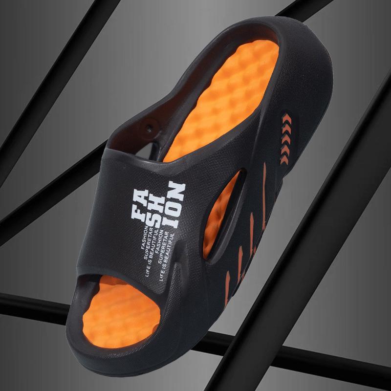 Herren Übergröße Sommer Outdoor Rutschfeste Sportliche Flip-Flops mit Dicken Sohlen