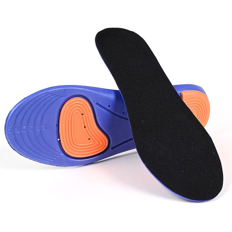 Men's EVA Shock-Absorbing Insole with Breathable Fabric for Autumn/Winter Comfort in Military Training & Sports.
