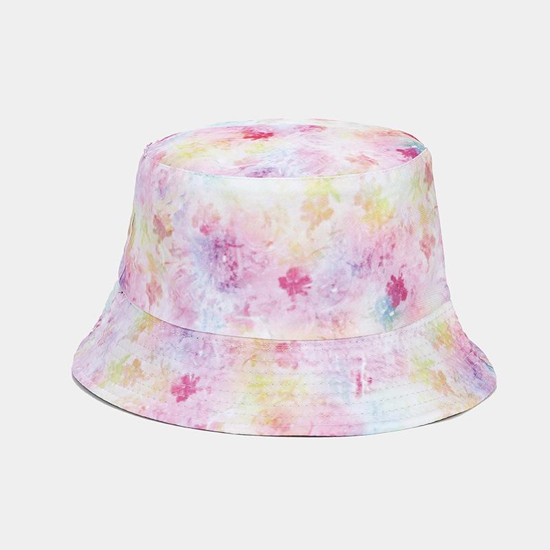 Summer Sun Hat, Men'S And Women'S Small Floral Pattern Double-Sided Fisherman Hat, Beach Travel Outdoor Fisherman Hat