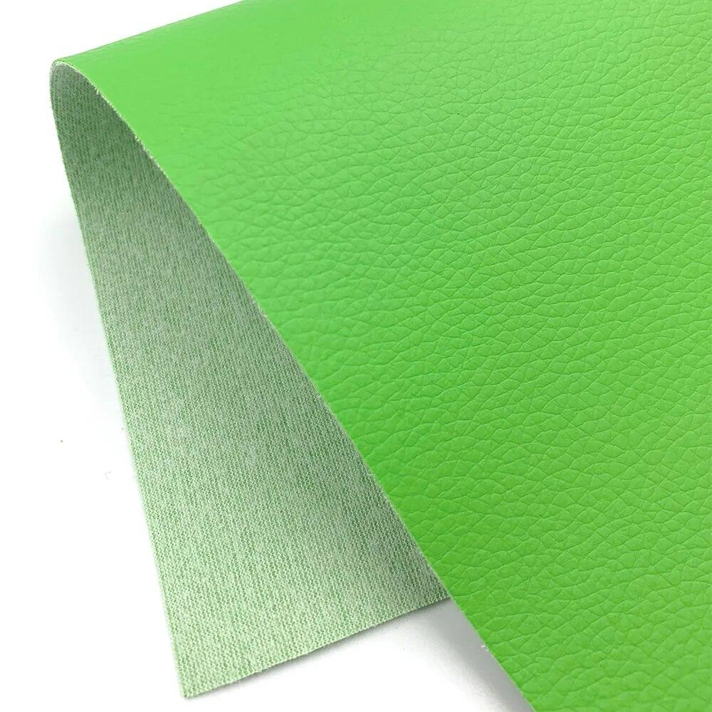 Litchi PU Leatherette Faux Leather Fabric Synthetic For Sewing Bow Bag Brooches Sofa Car Doll DIY Hademade Material