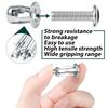 New Petal Nuts Expansion Screw Jack Nut M4 M5 M6 Carbon Steel Rustproof Corrosion-Resistant Petal Shape Rivet Nuts Fasteners