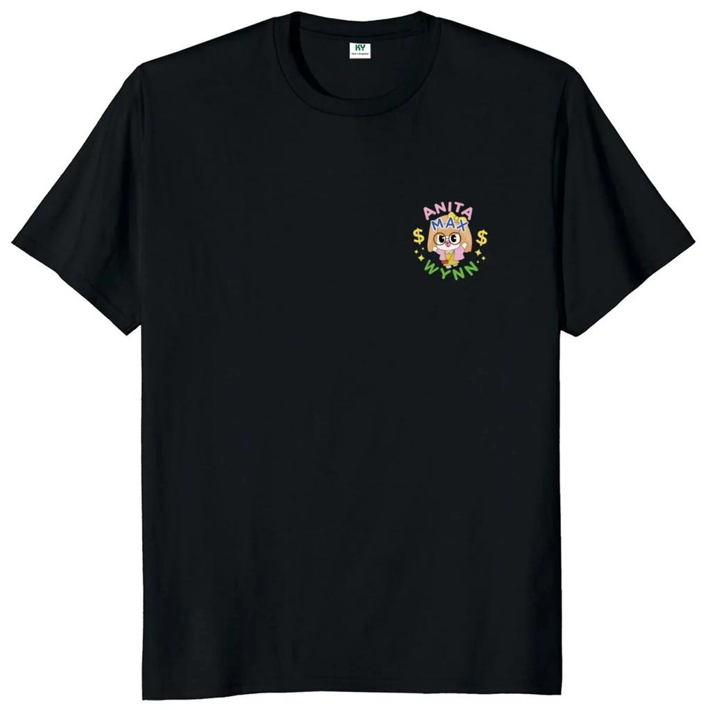 Anita Max Wynn T Shirt Funny Popular Meme Trend Graphic T-shrits For Men Women 100% Cotton Soft Casual Unisex Tops Oversized Tee