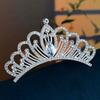 Korean Version Girl's Crown Headwear Cute Children's Crystal Crown Birthday Gift  Princess Baby Fashion Show Hairpin