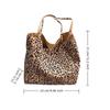 Large Capacity Double Sided Reversible Tote Bag Lightweight Nylon Handbag  Casual