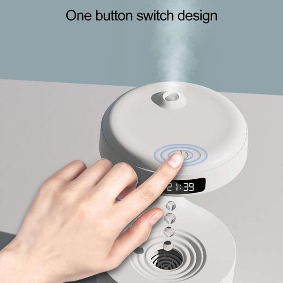 1 set 800 ML umidificator de aer anti-gravitație picături de apă reflow pulverizator fără greutate LED display digital umidificator tip C ceață aprovizionare acasă