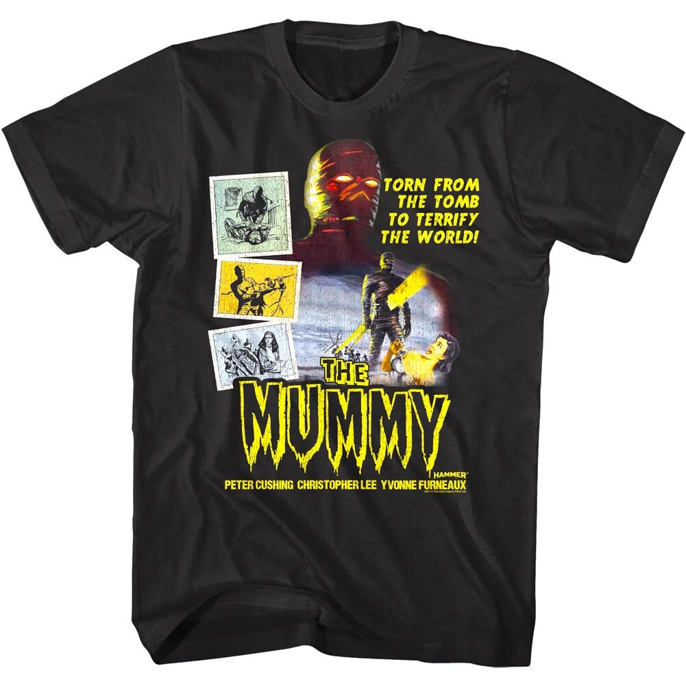 Mummy Torn From The Tomb Men's T Shirt Princess Tomb Tee Hammer Horror Movie