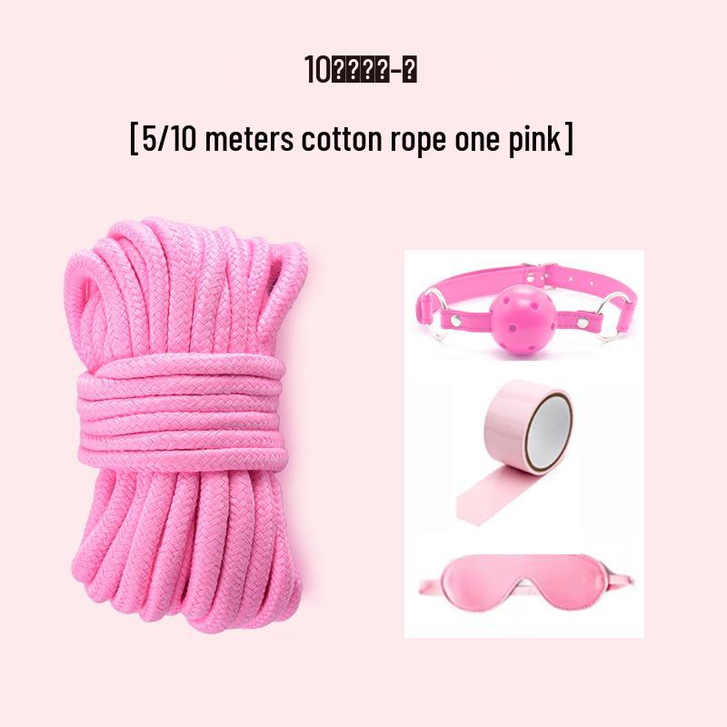 Soft Imitation Hemp Rope - Red, Pink, Black - 5 & 10 Meters - Gentle on Hands