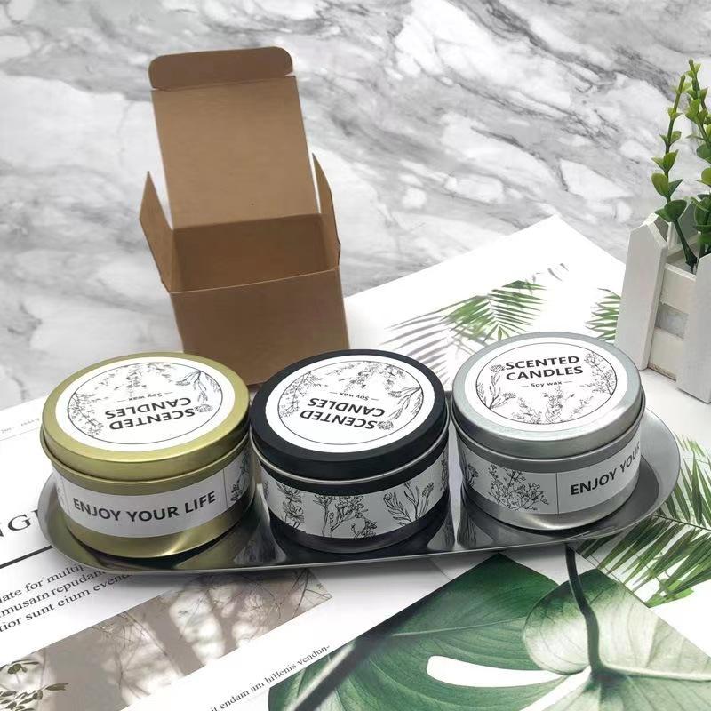 Fragrance Candle, Can of soy Wax, Can of Random Color